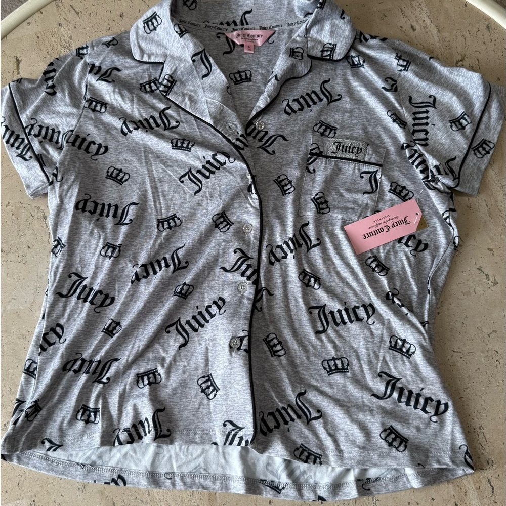 Juicy Couture Gray Sleepwear Set (L)